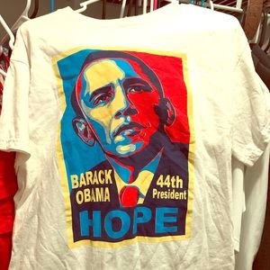 Vintage HOPE Tee Shirt President Barack Obama